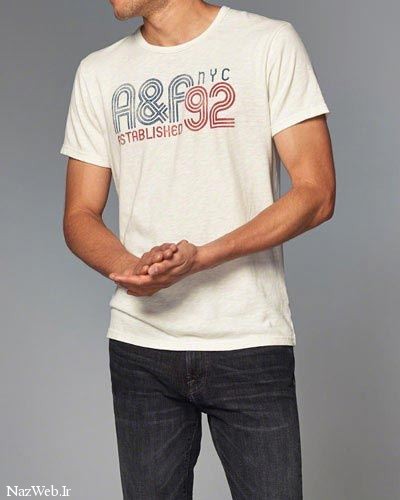 مدل تیشرت مردانه برند مشهور Abercrombie & Fitch