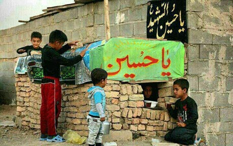 عکس دگرگون کننده از یک هیئت عزارداری