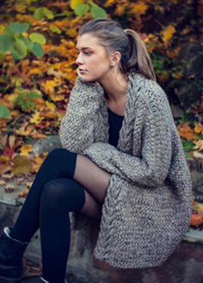 مدل ژاکت های بافت شیک پاییزی زنانه (3)