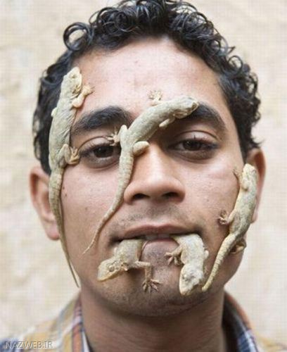 عکس های عجیب ترین انسان ها با کارهای خنده دار (1)