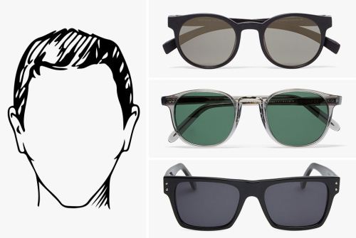 مدل عینک آفتابی ویژه آقایان متناسب با فرم صورت