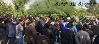 سر شکستن در مراسم خاکسپاری پورحیدری