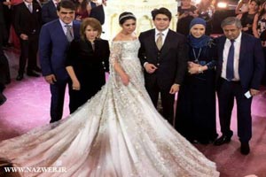 عکس های دختر میلیاردر با لباس عروس 2 میلیارد تومانی ! عکس های دختر میلیاردر با لباس عروس 2 میلیارد تومانی !