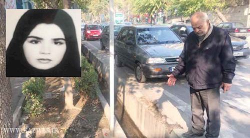 زنی که در باران دیشب تهران ناپدید شد جنجالی شد ! عکس