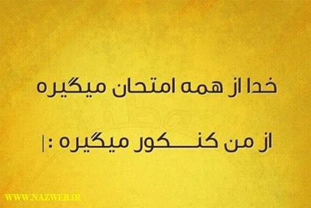 عکس نوشته های طنز و خیلی خنده دار (13)