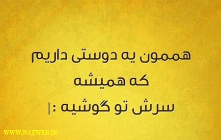 عکس نوشته های طنز و خیلی خنده دار (13)