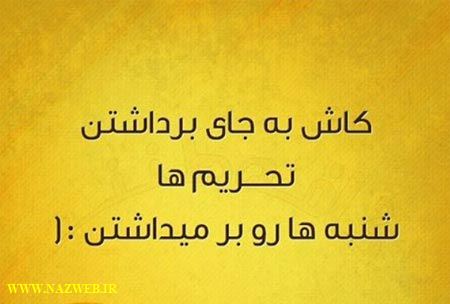 عکس نوشته های طنز و خیلی خنده دار (13)