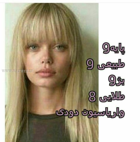 فرمول کامل تهیه انواع رنگ موهای شیک سری 4 (عکس)