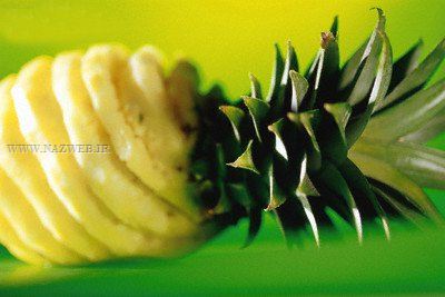 تزئین آناناس برای شب یلدا (تصویری)