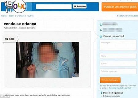 فروش اینترنتی و جنجالی نوزادی که بد خواب است ! عکس