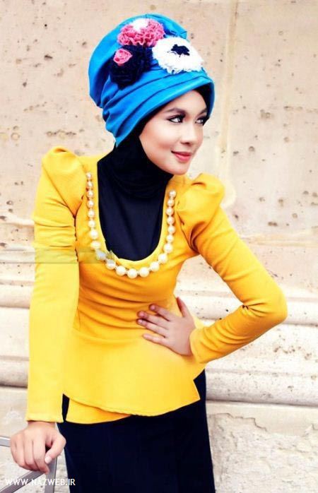 عکس های زیباترین دختران کمر باریک با حجاب