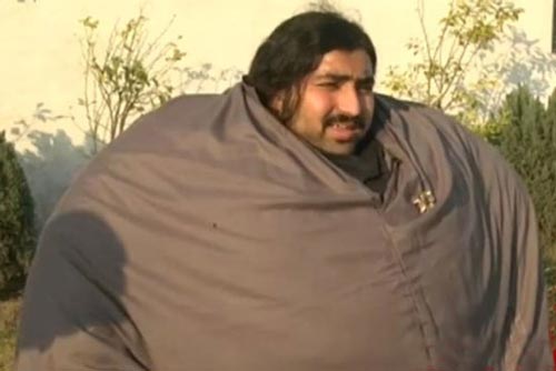 اندام وحشتناک مردی برای رسیدن به 500 کیلو ! تصاویر