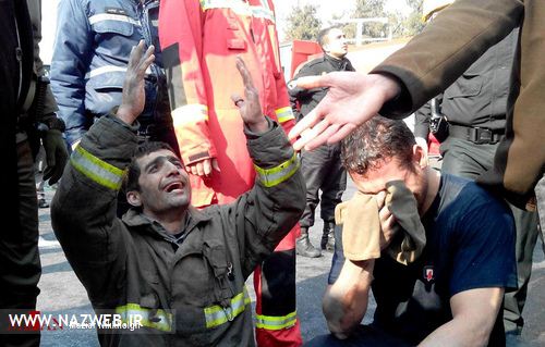 تصاویر آوار شدن پلاسکو تهران 18+