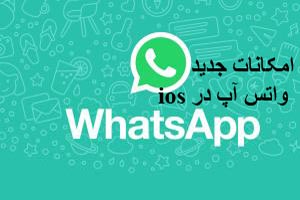 امکانات جدید واتس اپ برای ios را بدانید امکانات جدید واتس اپ برای ios را بدانید