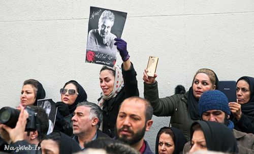 تصاویر دردناک تشییع پیکر حسن جوهرچی