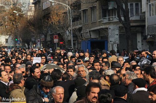 تصاویر دردناک تشییع پیکر حسن جوهرچی