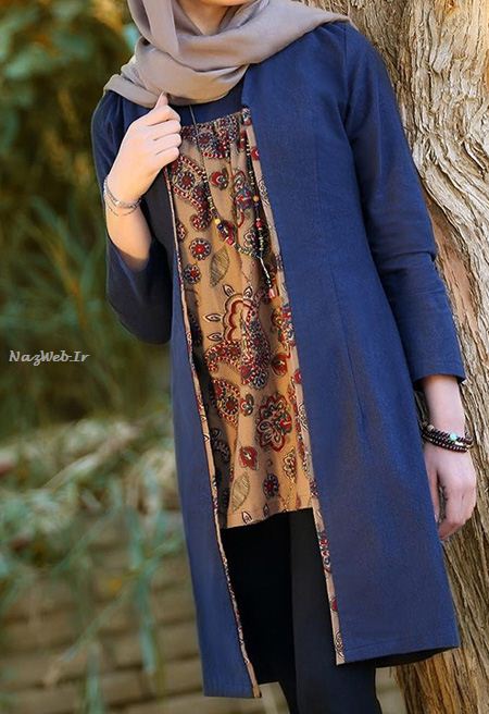 مدل مانتوهای شیک و گلچین مد 96