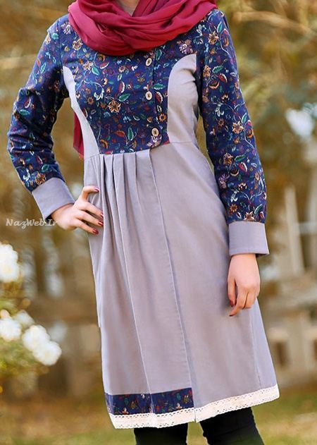 مدل مانتوهای شیک و گلچین مد 96
