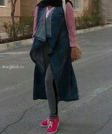 مدل مانتو و تیپ های دخترانه و شیک سال جدید