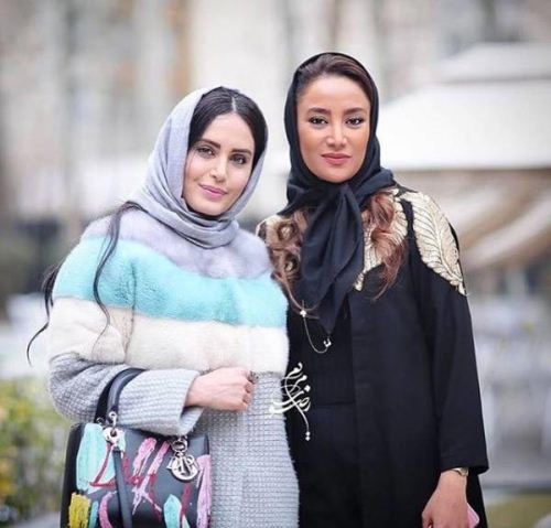 عکس های دیدنی بازیگران جذاب در نمایشگاه بهاره افشاری