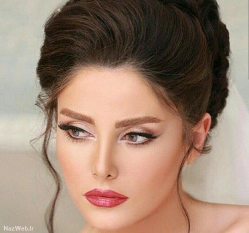 زیباترین میکاپ های شیک برای عروس های مو مشکی