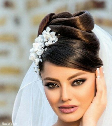 زیباترین میکاپ های شیک برای عروس های مو مشکی