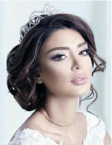 زیباترین میکاپ های شیک برای عروس های مو مشکی