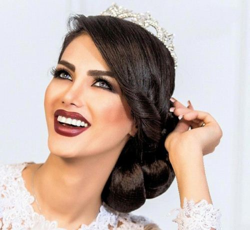 زیباترین میکاپ های شیک برای عروس های مو مشکی