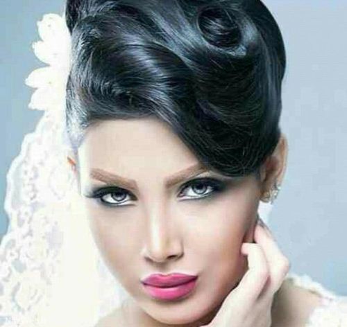 زیباترین میکاپ های شیک برای عروس های مو مشکی