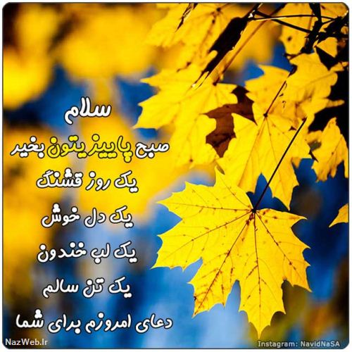 عکس نوشته و متن های زیبای صبح بخیر (5)