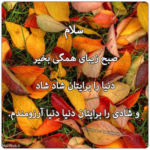 عکس نوشته و متن های زیبای صبح بخیر (5)