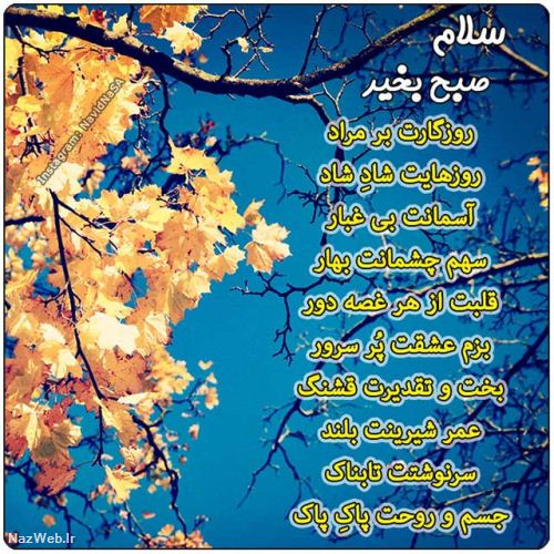 عکس نوشته و متن های زیبای صبح بخیر (5)