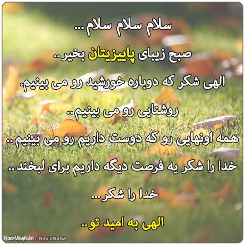 عکس نوشته و متن های زیبای صبح بخیر (5)