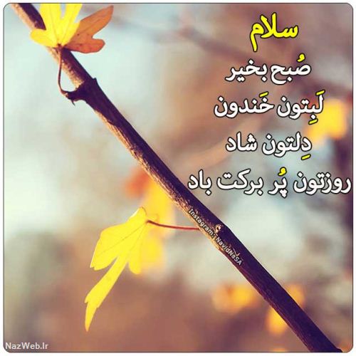 عکس نوشته و متن های زیبای صبح بخیر (5)