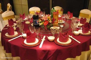 سفره آرایی و تکنیک های چیدمان میز شام + تصاویر سفره آرایی و تکنیک های چیدمان میز شام + تصاویر