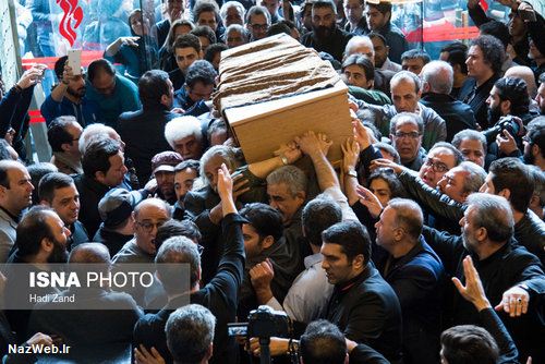 تصاویر مراسم تشییع پیکر عارف لرستانی با حضور تمامی هنرمندان