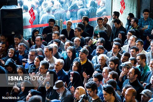 تصاویر مراسم تشییع پیکر عارف لرستانی با حضور تمامی هنرمندان