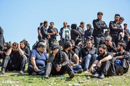 فیلم و تصاویر مراسم خاکسپاری عارف لرستانی