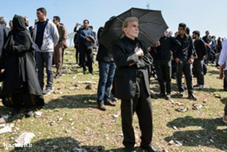 فیلم و تصاویر مراسم خاکسپاری عارف لرستانی