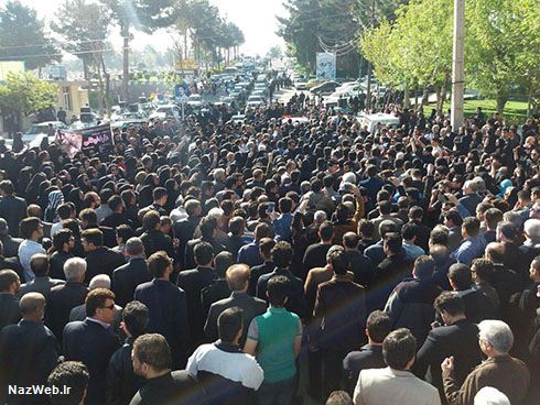 فیلم و تصاویر مراسم خاکسپاری عارف لرستانی