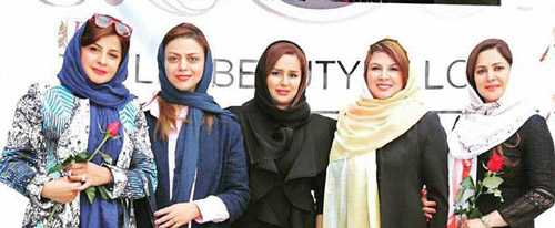 عکس های لورفته ستاره های زن ایران در آرایشگاه