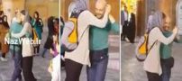 فیلم رقص تانگو و جنجالی یک زوج در میدان نقش جهان اصفهان در ملاء عام