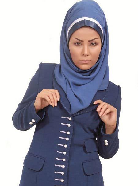 مدل مانتوهای کارمندی و رسمی با مدل مقنعه