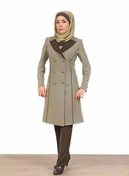 مدل مانتوهای کارمندی و رسمی با مدل مقنعه