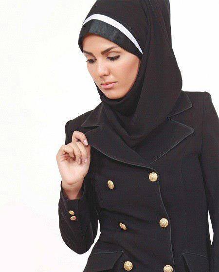 مدل مانتوهای کارمندی و رسمی با مدل مقنعه