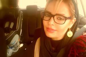 عکس های سپیده خداوردی در ماشین جدیدش