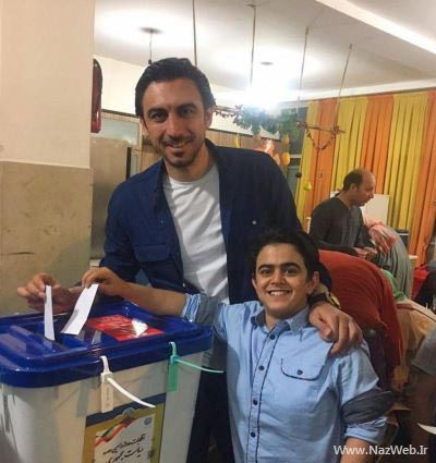 تیپ و مدل لباس بازیگران در انتخابات ریاست جمهوری