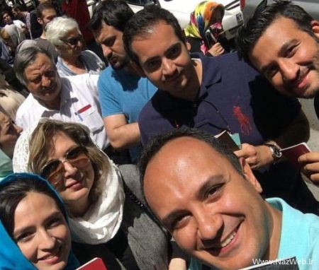 تیپ و مدل لباس بازیگران در انتخابات ریاست جمهوری