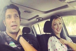 عکس های جلف سپهر حیدری در آغوش همسرش عکس های جلف سپهر حیدری در آغوش همسرش