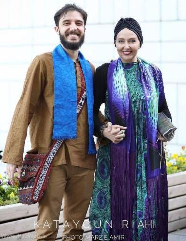 چهره و تیپ دیدنی کتایون ریاحی در 55 سالگی کنار پسرش